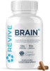 Revive Md Brain Supplement For Memory & Focus “ Stimulant Nootropic Formula For Cognitive Health With Niacin Vitamins B6 & B12 Acetyllcarnitine Hcl & Alphagpc “ 150 Capsules (30 Servings)