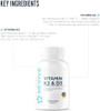 Revive Md Vitamin D3 & K2 Supports Bone Health & Muscle Strength K2 & D3 Vitamin Supplement For Women & Men Health & Brain Function (60 Servings)