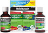 Robitussin Maximum Strength Cough + Chest Congestion Dm And Maximum Strength Nighttime Cough Dm Cough Medicine For Adults Berry Flavor 4 Fl Oz Bottles (Pack Of 2)
