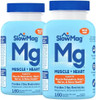 Slowmag Muscle + Heart Magnesium Chloride With Calcium Supplement To Support Muscle Relaxation Occasional Muscle Cramping & Heart Health High Absorption 180 Count