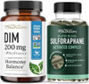 Smnutrition Sulforaphane Complex With 200Mg Dim Supplement For Enhanced Estrogen Balance For Women Advanced Microbeadlet Technology Hormone Balance (60 Servings) With Diindolylmethane Capsules (120 Servings)