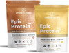 Sprout Living Epic Protein Bundle Chocolate Maca & Vanilla Lucuma (20G Organic Plantbased Protein Powder Vegan Gluten Superfoods) 1Lb 12 Servings