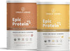 Sprout Living Epic Protein Bundle Chocolate Maca & Vanilla Lucuma (20G Organic Plantbased Protein Powder Vegan Gluten Superfoods) 2Lb 24 Servings