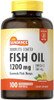 Sundance Odorless Fish Oil 1200Mg 100 Coated Softgels Controls Fish Burps Lemon Flavor Nongmo And Gluten Supplement