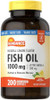 Sundance Fish Oil Softgels 1000Mg With Active Omega3 200 Softgels Natural Lemon Flavor Nongmo And Gluten Supplement