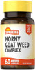 Sundance Horny Goat Weed Complex 60 Capsules With Maca Tribulus Terrestris And Larginine Vegetarian Nongmo & Gluten Supplement