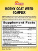 Sundance Horny Goat Weed Complex 60 Capsules With Maca Tribulus Terrestris And Larginine Vegetarian Nongmo & Gluten Supplement