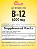 Sundance Fast Dissolve Vitamin B12 6000Mcg 30 Tablets Natural Berry Flavor Vegetarian Nongmo And Gluten Supplement