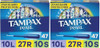 Tampax Pearl Plastic Tampons Mutlipack Light/Regular/Super Absorbency Unscented 50 Count (Packaging May Vary)