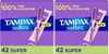 Tampax Radiant Tampons Super Absorbency With Bpa Plastic Applicator And Leakguard Braid Unscented 42 Count (Pack Of 2)