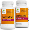 Terry Naturally Curamed + Clinical Opc Curcumin Supplement With French Grape Seed Extract Brain Prostate & Liver Health Support Supplement With Arturmerone 60 Softgels (2 Pack)