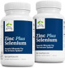 Terry Naturally Zinc Plus Selenium Immune & Respiratory Health Supplement Mineral Supplement With Zinc Bisglycinate Chelate Formula With Selenium For Cellular Health Support 60 Capsules (2Pack)