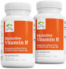 Terry Naturally Bioactive Vitamin B Aid Heart Health With Bioactive B Vitamins Supplement With Folate & Calcium B Complex Vitamin To Aid Nervous System Function 60 Capsules (Pack Of 2)