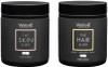 Welleco The Skin Elixir + The Hair Elixir Vegan Beauty Supplements Bundle Promotes Hair Growth & Reduces Breakage Supports Healthy Skin & Collagen Formation 60 Capsules Each
