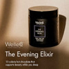 Welleco The Evening Elixir Vitamin C Hot Chocolate Beauty Drink Mix With Niacin Lemon Balm & Magnesium Supports Sleep Collagen Formation & Skin Glow 150G (5.3 Oz) Jar