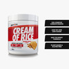 Per4m Protein Cream of Rice | Easy-to-Digest Complex Carbohydrate | Gluten-Free, Plant-Based Smooth Rice Porridge | Ideal Pre Post-Workout (450g, Caramel Biscuit)