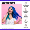Lime Crime Unicorn Hair Dye Full Coverage Mystic (Electric Blue) - Vegan and Cruelty Free Semi-Permanent Hair Color Conditions & Moisturizes - Temporary Blue Hair Dye With Sugary Citrus Vanilla Scent
