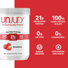 Unjury Whey Protein Powder | Strawberry | 21g 100% Whey Isolate Protein Powder | Low Carb and Lactose Free | Gluten Free | Certified Kosher | 15 Servings