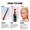 Sacheu Liquid Contour STAY-N Long Wear Cream Contour Makeup  Long Lasting Blendable & Lightweight Formula  Vegan & Cruelty-free Giving Boss