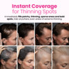 Prime Prometics Instant Coverage Hairline Powder for Mature Women – Covers Grays Roots & Thinning Areas – Water & Sweat-Resistant – Natural Fuller-Looking Hairline (Silver Queen)