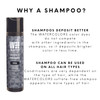 Watercolors INTENSE METALLIC Semi Permanet Color Depositing Shampoo-Sulfate & Paraben Free to Maintain & Enhance Hair Color 8 fl oz - STEEL