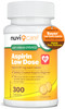 NUVICARE Low Dose Aspirin 81mg for Adults Coated Caplets  Compare to Active Ingredient in Low Dose Bayer Aspirin for Adults  Safety Coated (300 Count)