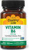 Country Life Vitamin B-6 Supports Energy and The Nervous System 100mg 100 Vegan Capsules