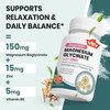 VEV Deep Calm Magnesium Glycinate and Zinc Supplement with Vitamin B6, Ashwagandha & L-Theanine – Cortisol Supplements for Daily Balance – 120 Vegan Capsules