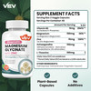 VEV Deep Calm Magnesium Glycinate and Zinc Supplement with Vitamin B6, Ashwagandha & L-Theanine – Cortisol Supplements for Daily Balance – 120 Vegan Capsules