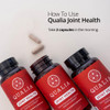 Qualia Joint Health 9 Advanced Joint Health nutrients: denatured Collagen boswellia tumeric Boron Ginger L-carnitine. Cartilage Health Tendon Strength Healthy Joint Aging (1 Month Supply)