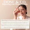 Dose & Co Marine Collagen Beauty Elixir Powder 150g | 5,000mg Marine Collagen Peptides Hyaluronic Acid & Beauty Vitamins | Supports Skin Elasticity Firmness & Hydration (Strawberry Lemonade)
