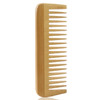 MRD Bamboo Wide Tooth Comb Detangling Anti-Static Brush Natural Curly Wavy Dry Hair For Womens and Mens Hand Polished (1PCS)