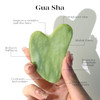BAIMEI IcyMe Jade Face Roller & Gua Sha, Facial Beauty Skin Care Tools, Self Care Gift for Men Women, Massager for Face, Eyes, Neck, Relieve Fine Lines and Wrinkles - Green