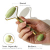 BAIMEI IcyMe Jade Face Roller & Gua Sha, Facial Beauty Skin Care Tools, Self Care Gift for Men Women, Massager for Face, Eyes, Neck, Relieve Fine Lines and Wrinkles - Green