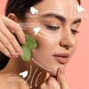 BAIMEI IcyMe Jade Face Roller & Gua Sha, Facial Beauty Skin Care Tools, Self Care Gift for Men Women, Massager for Face, Eyes, Neck, Relieve Fine Lines and Wrinkles - Green