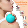 BESKAR Massage Lacrosse Balls for Myofascial Release, Trigger Point Therapy and Yoga Therapy, Foot Massage Ball to Relieve Plantar Fasciitis Green