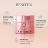 Kat Burki Raw Sugar Lip Scrub Exfoliator Smoothing and Moisturizing Treatment for Dry and Chapped Lips with Cold-Pressed Oils1 Fl Oz