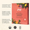 Yogi Organic Tea Sampler Gift Box (45 Tea Bags) Assorted Delicious Wellness Blends - 9 Favorite Herbal, Green & Black Varieties | Gift Box, 9 Favorite, Assorted, Delicious, Wellness Teas