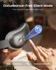 RENPHO Eye Massager with Heat, Mothers Day Birthday Gifts for Mom Women Men Her, FSA Eligible HSA Eye Mask for Migraine Relief,Sleep Mask for Dry Eyes Relax, Reduce Strain for Men Dad Eyeris 1 - Grey - Core