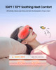 RENPHO Eye Massager with Heat, Mothers Day Birthday Gifts for Mom Women Men Her, Eye Mask for Migraine,Sleep Mask for Dry Eyes Relax, Reduce Strain for Men Dad Eyeris 1 - Red - Core