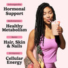 VitaHustle One Superfood Protein + Stainless Steel Shaker Cup (Strawberry & White)