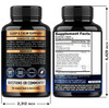 NUTRAHARMONY Sleeping Pills for Adults 550mg - Melatonin 3mg | Valerian Root for Sleep | L-Theanine | Magnesium - Natural Sleep Aid Supplement - Non-Habit Forming Rest Support - Made in USA - 1/day, 2 Month Supply