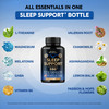NUTRAHARMONY Sleeping Pills for Adults 550mg - Melatonin 3mg | Valerian Root for Sleep | L-Theanine | Magnesium - Natural Sleep Aid Supplement - Non-Habit Forming Rest Support - Made in USA - 1/day, 2 Month Supply