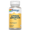SOLARAY Lithium Aspartate Supplement 5 mg for Men & Women - Daily Trace Mineral Support, Low Dose Lithium Supplement Capsules - 100 Veg Cap Ct