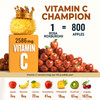 Organic Rosa Roxburghii | Natural Vitamin C Superfood |Chestnut Rose Fruit 1300mg | 60 Capsules