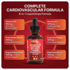 Clean Nutra Cayenne Pepper Drops Supplement Liquid + Hawthorn Berry, Vitamin D3 K2 Beet Root Powder, Ceylon Cinnamon, Turmeric Curcumin, Organic Panax Ginseng, Berberine Extract
