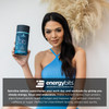 ENERGYBITS - Organic Spirulina Tablets - Plant-Based Algae Superfood - for Focus, Fitness, Energy - Plant Protein - Gluten Free - Collagen, Vitamin B12, Omega 3 - Keto & Vegan - 1000 Tablets Canister