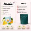 Kiala Nutrition Super Greens, Organic Greens Powder with Spirulina & Chlorella for Digestion, Gut Health, Immunity, Adaptogens, Energy, Gluten Free, Vegan, Sugar Free, Tropical Splash, 30 Servings