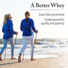Whey Factors by Natural Factors, Grass Fed Whey Protein Concentrate, Aids Muscle Development and Immune Health, French Vanilla, 12 Oz