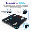 Etekcity Smart Scale for Body Weight, Digital Bathroom Weighing Machine Fat Percentage BMI Muscle, Accurate Composition Analyzer People, Bluetooth Electronic Measurement Tool, 400lb - 11.8 x 11.8 inches